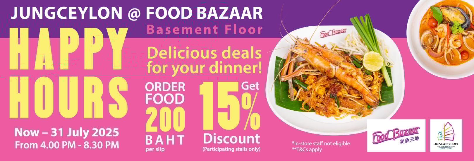 Happy Hours at Food Bazaar