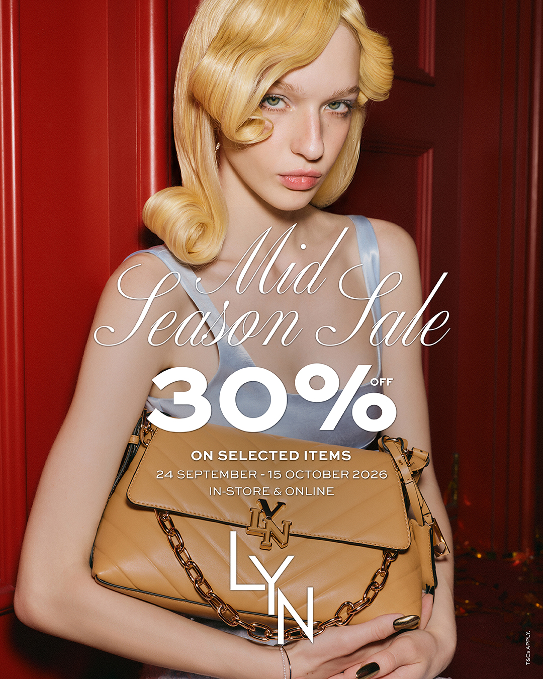 Upgrade Your Style with LYN Mid-Season Sale - Up to 30% Off!