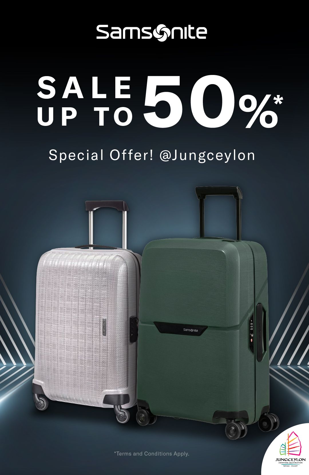 An exclusive offer just for you at SAMSONITE Jungceylon!