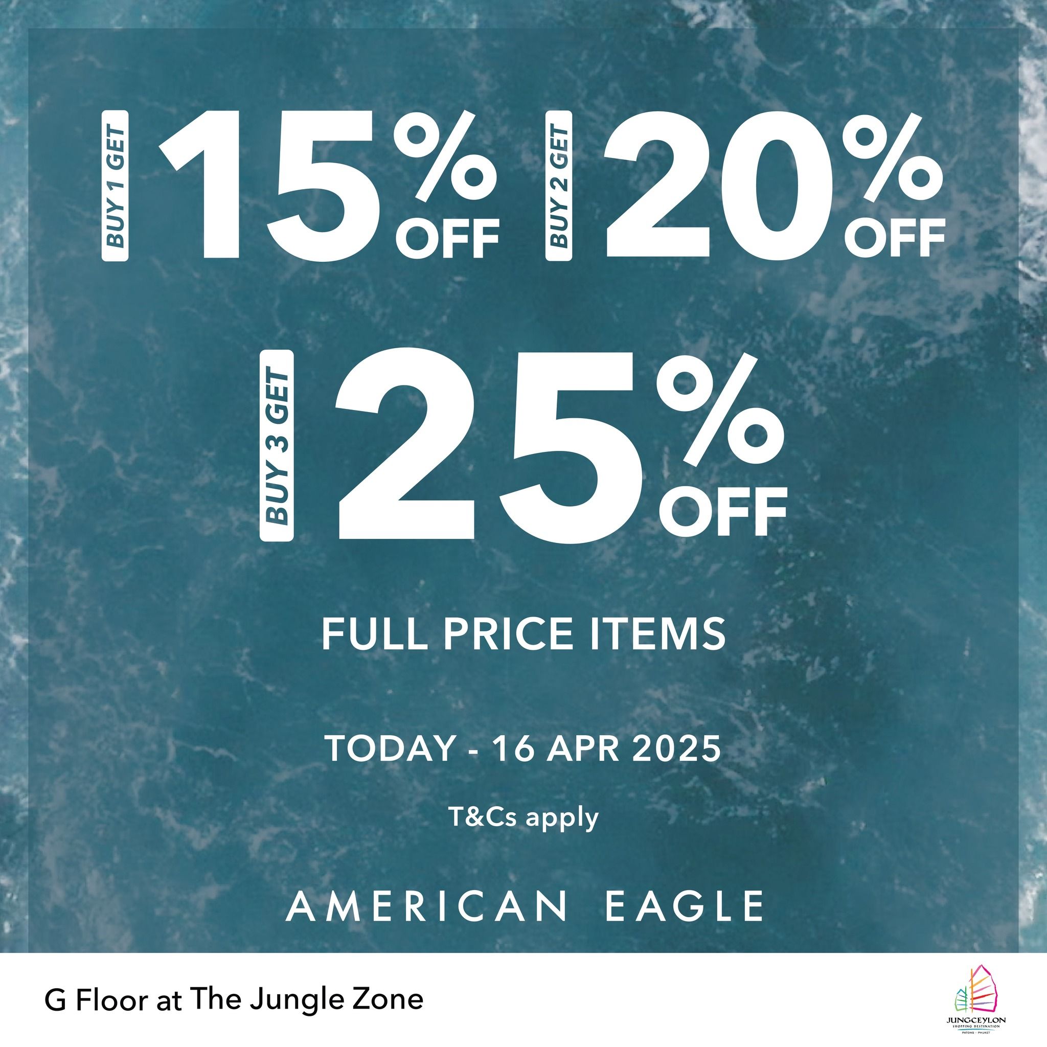 American Eagle จัดโปรโมชั่นสุดพิเศษช่วงสงกรานต์