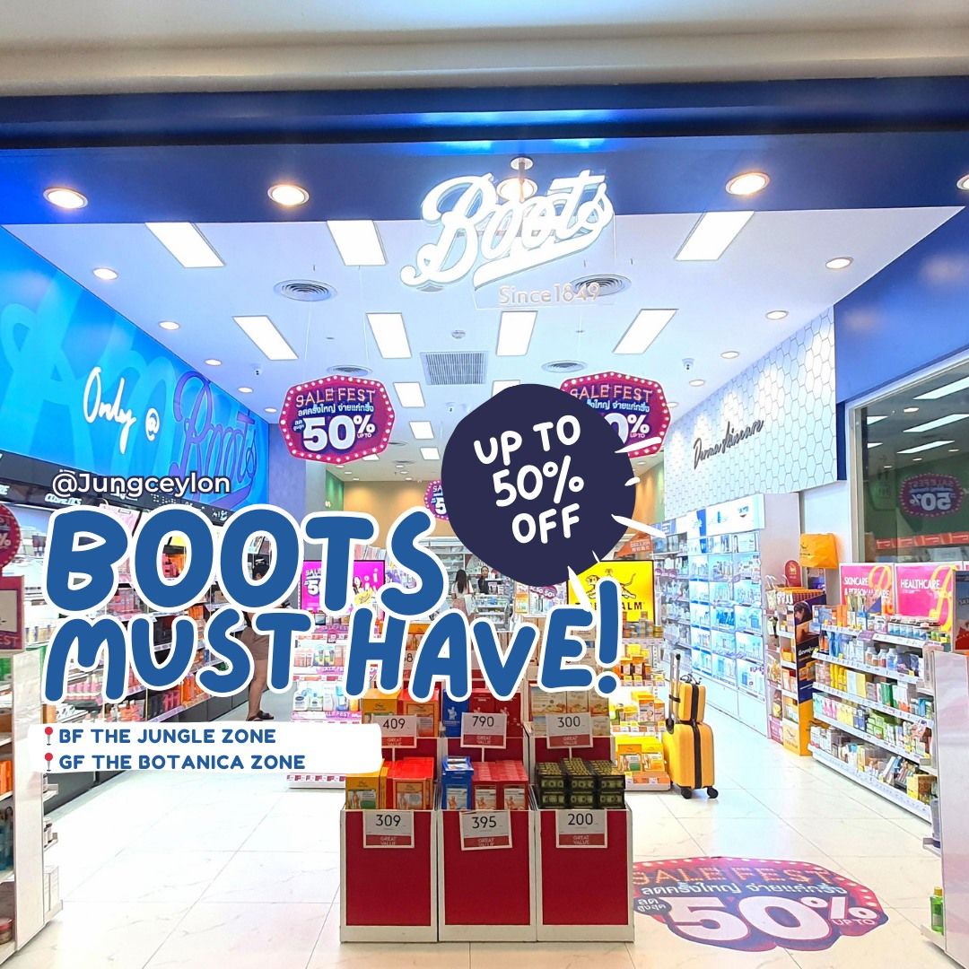 BOOTS MUST HAVE UP TO 50% OFF