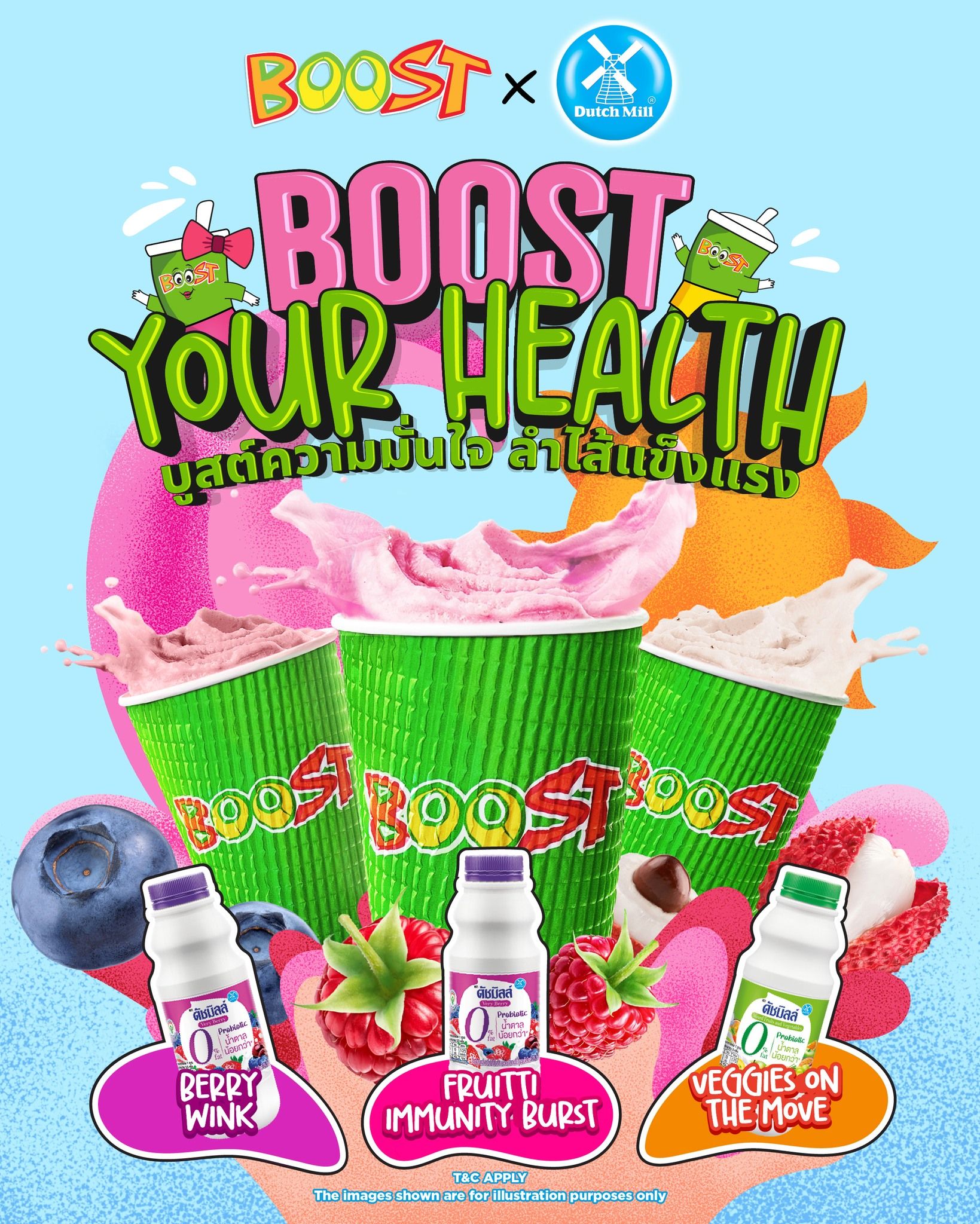 Boost your Health with Boost Juice x Dutch Mill