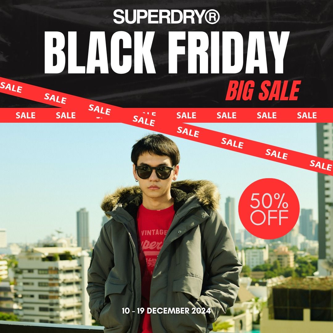 SUPERDRY BLACK FRIDAY SALE UP TO 50%