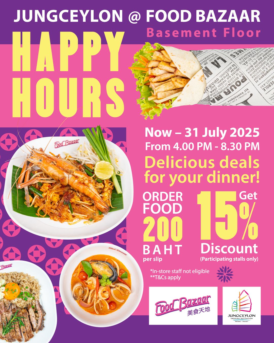 Happy Hours @ Food Bazaar
