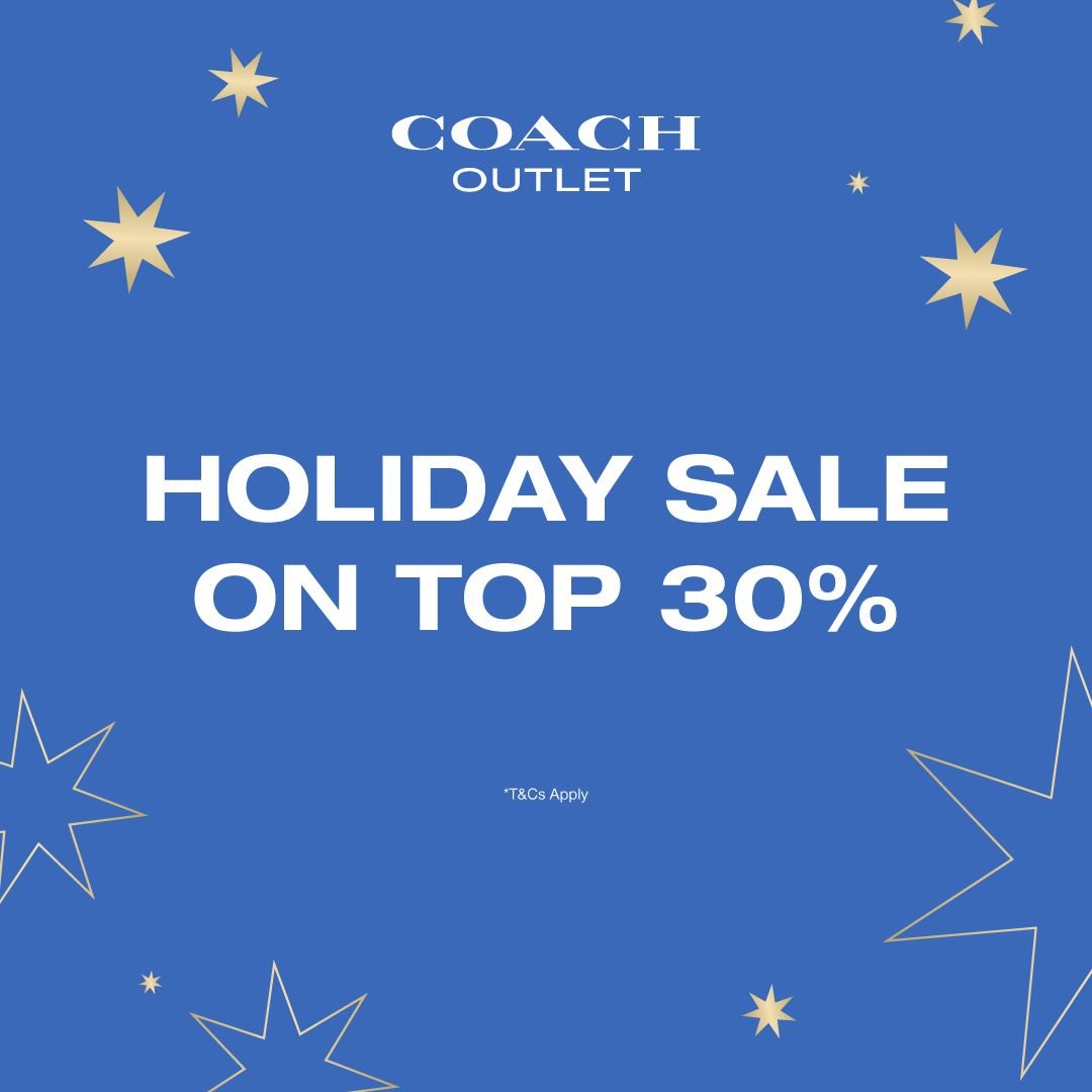 COACH Outlet Holiday Sale!