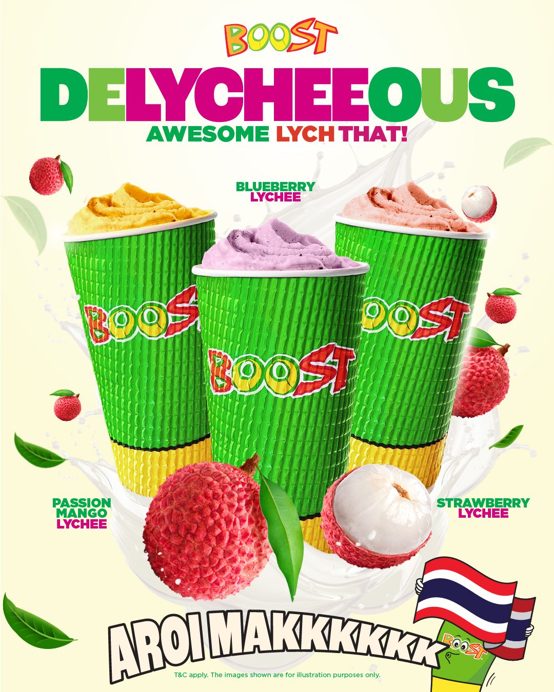 Boost Juice เมนูใหม่! DeLYCHEEous