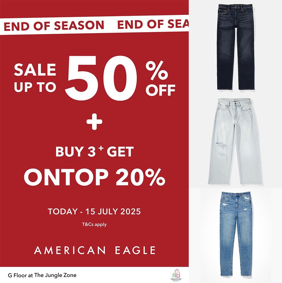 American Eagle END OF SEASON SALE