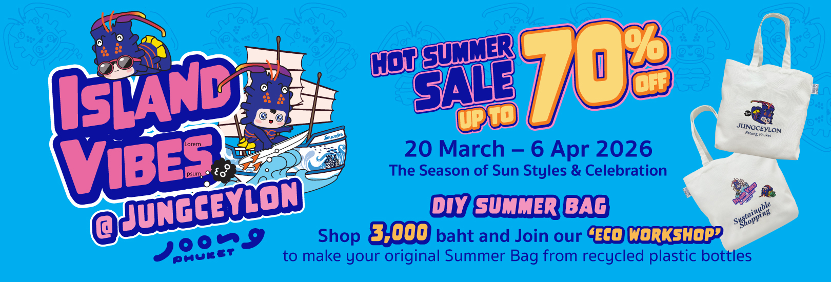 Jungceylon Hot Summer Sale: Shop, Save, and Get Creative in Patong