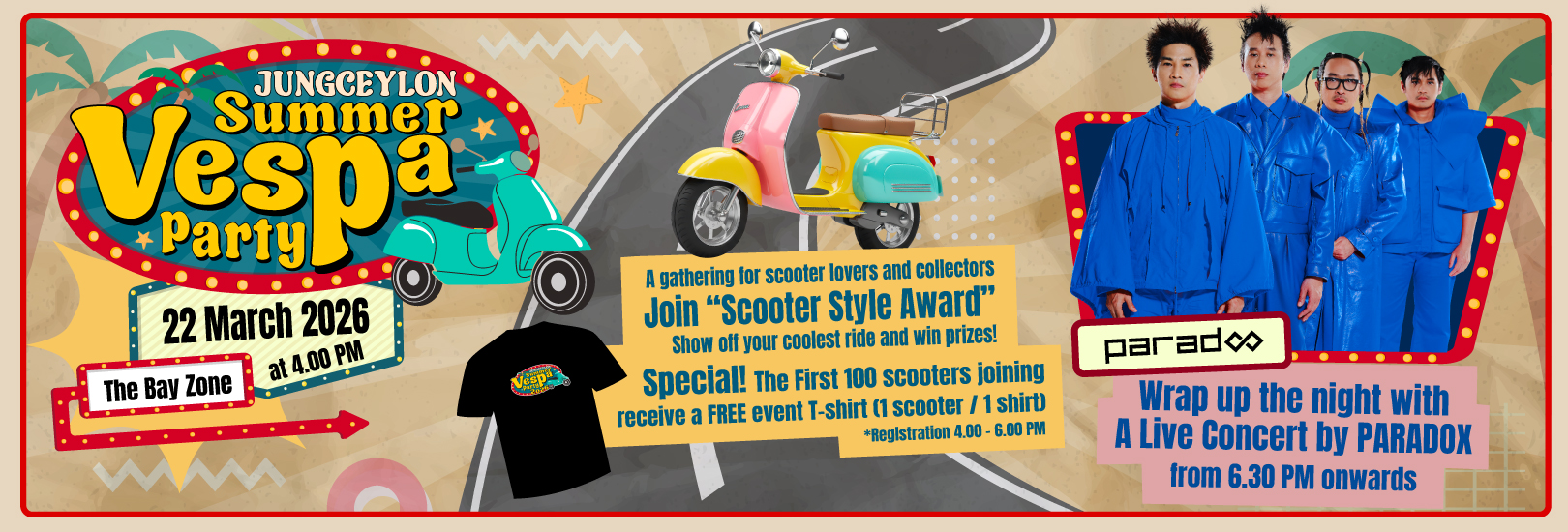 Get Ready to Ride! Jungceylon Summer Vespa Party 2026